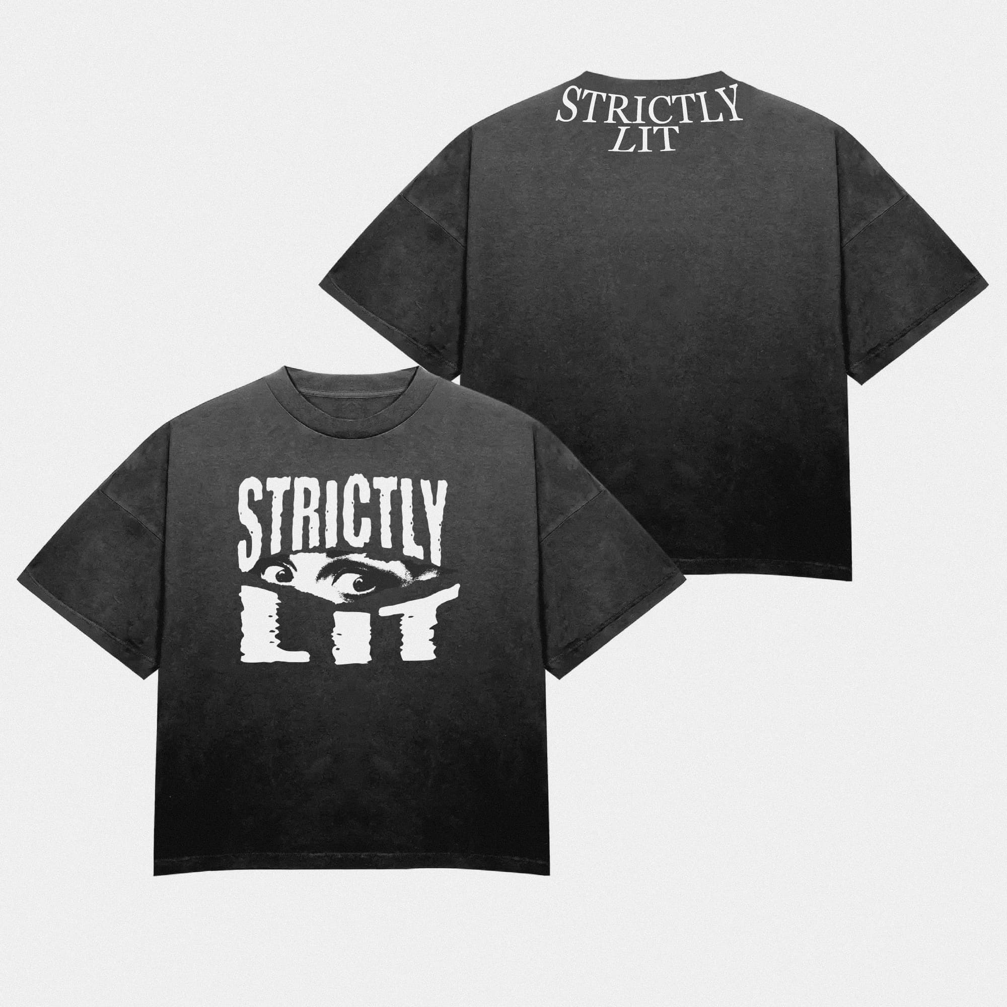 Eyes Distressed Logo Tee